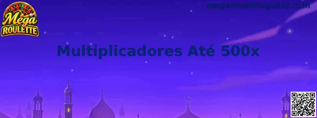 Multiplicadores na Mega Roulette