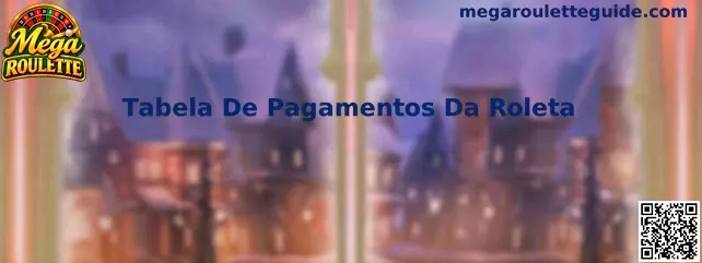 Tabela de pagamentos da roleta